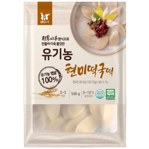 유기농 현미떡국떡 500g